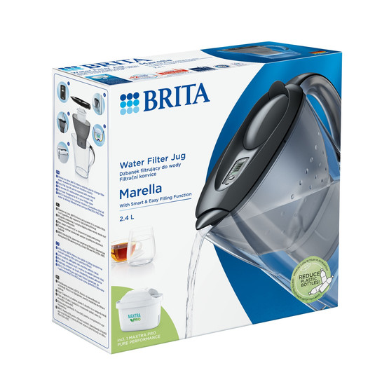 Brita Marella 2,4 L Maxtra Pro (szürke) vízszűrő kancsó